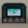 The Cinema Pod - Designed to create a safe, calming environment for service users to enjoy